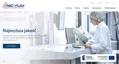 Desktop Screenshot of pro-flex.pl