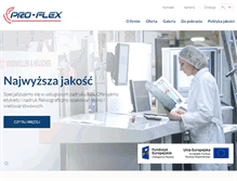 Tablet Screenshot of pro-flex.pl